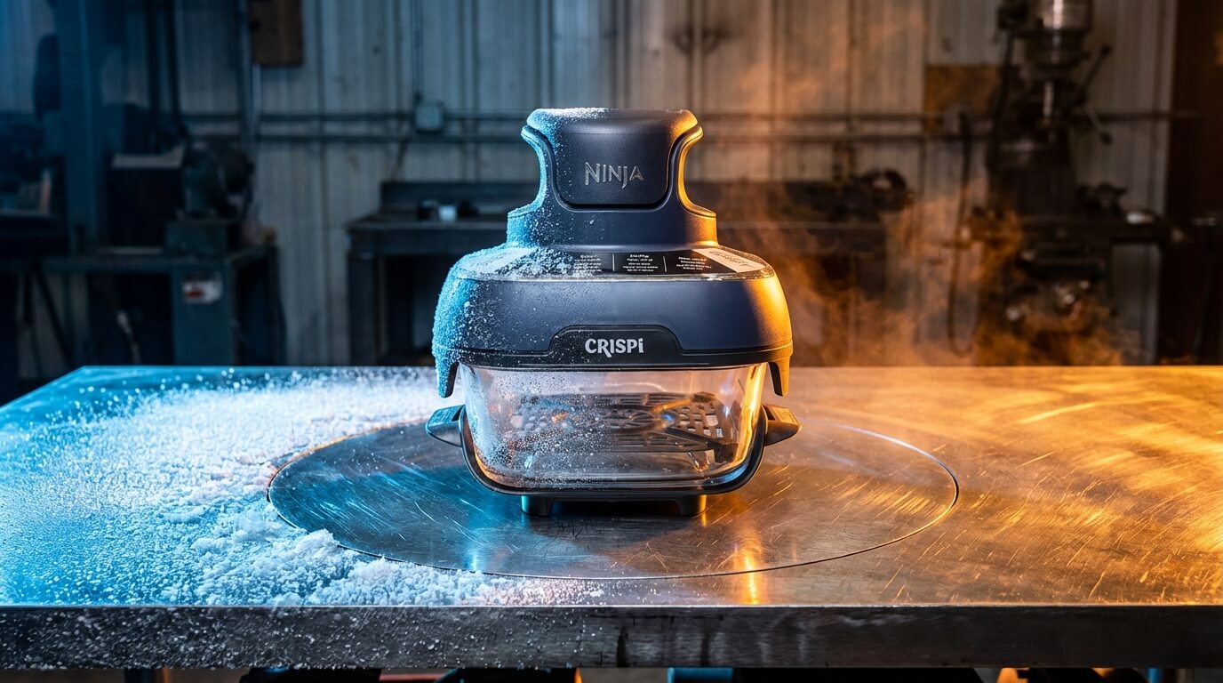 Ninja Crispi ad creative generated from YouTube reviews