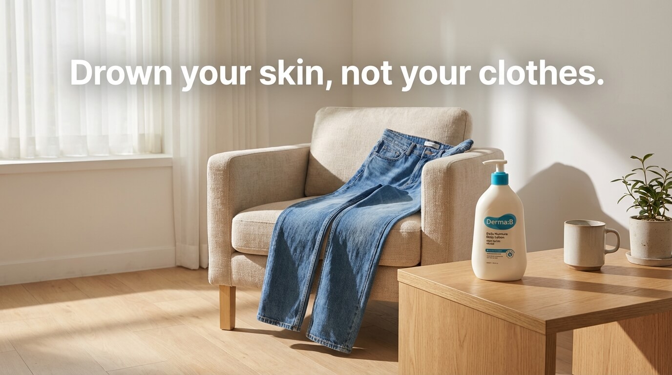 Derma:B ad creative generated from YouTube reviews