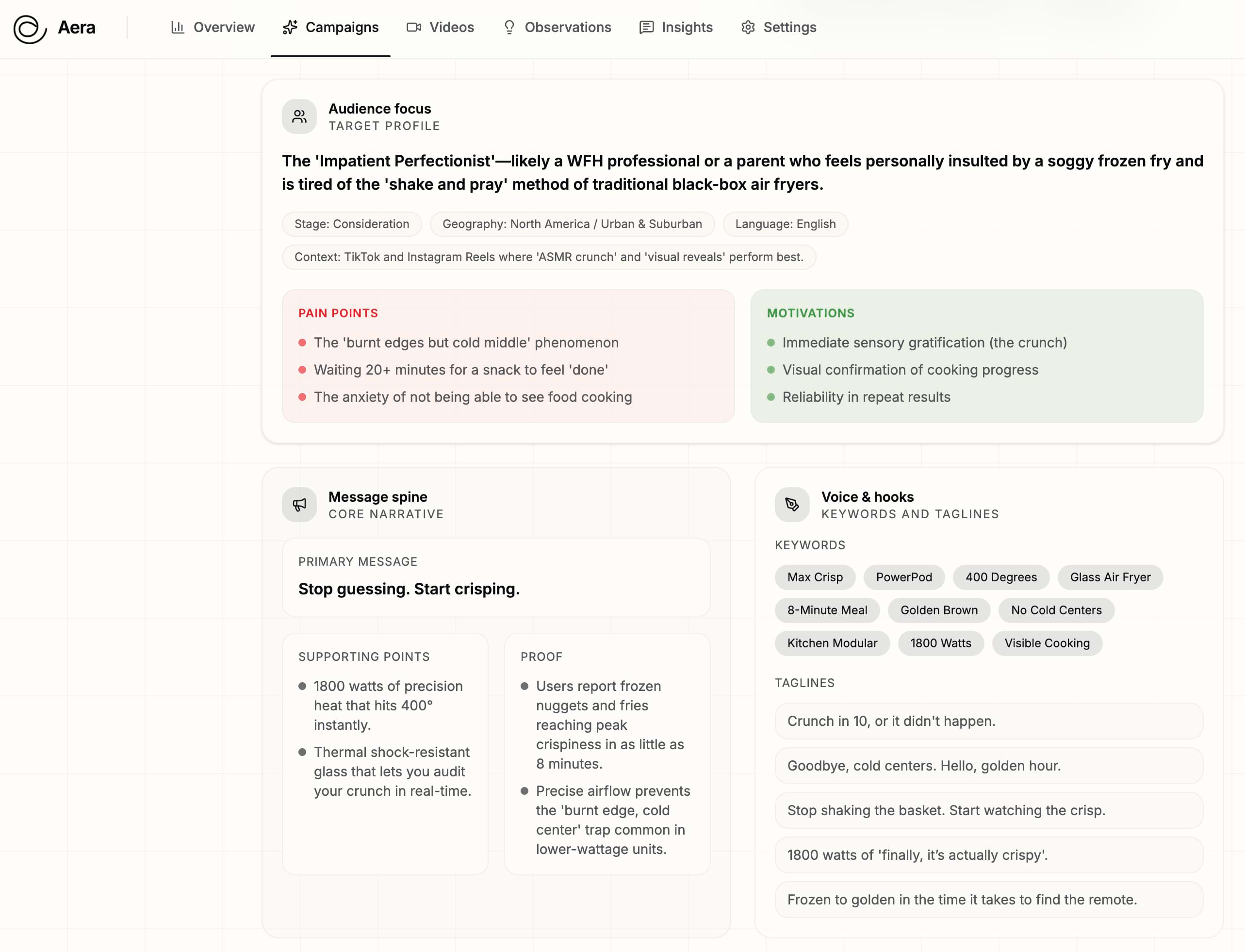 Generate campaign-ready copy
